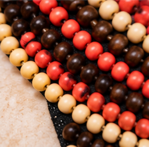 Sunset Mosaic Beaded Statement Necklace