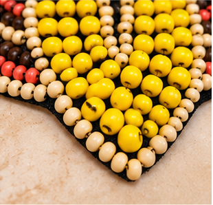 Sunset Mosaic Beaded Statement Necklace