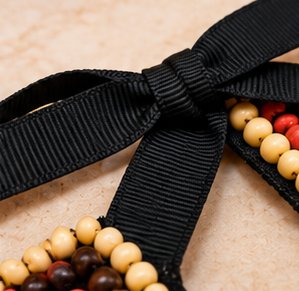 Sunset Mosaic Beaded Statement Necklace